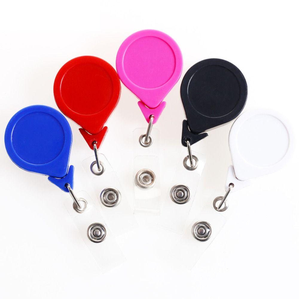 Anti-Lost ID Card Holder Name Tag Easy To Pull Buckle Retractable Badge Reel Office Suppliers
Anti-Lost ID Card Holder Name Tag Easy To Pull Buckle Retractable Badge Reel Office Suppliers