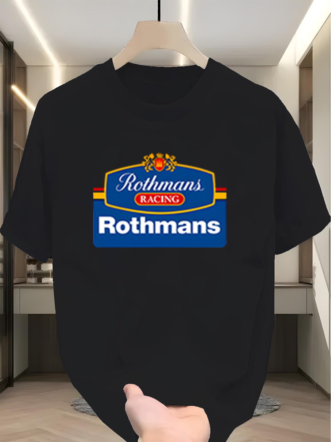 Men s Rothmans Racing Logo T-Shirt - Racing Branding Short Sleeve Top XL
Men s Rothmans Racing Logo T-Shirt - Racing Branding Short Sleeve Top XL
