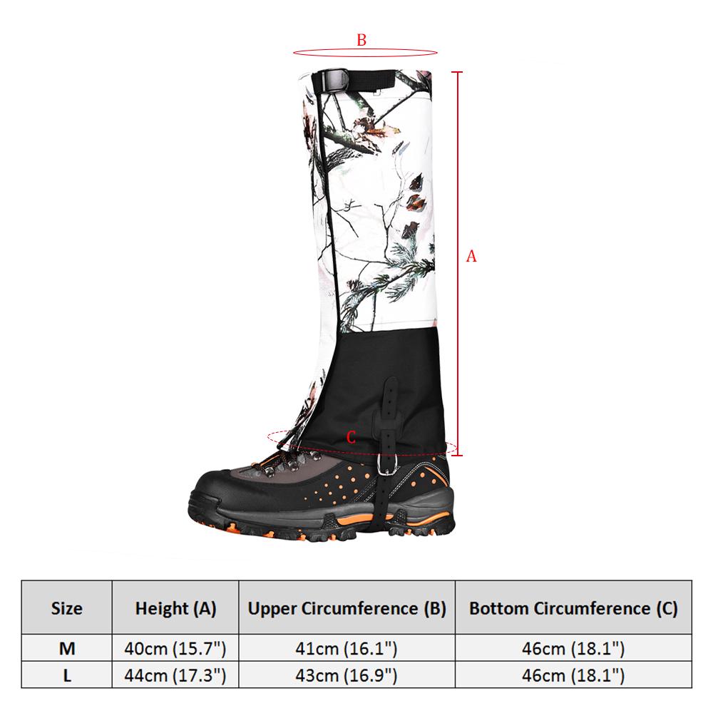 Снег Нога Gaiters водонепроницаемый Нога Обложка Высокие Gaiters Boot Gaiters Походы Кемпинг Альпинизм
Снег Нога Gaiters водонепроницаемый Нога Обложка Высокие Gaiters Boot Gaiters Походы Кемпинг Альпинизм