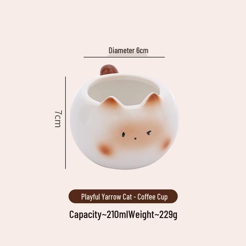 Wutuo Ceramic Siamese Cat Coffee Mug
Wutuo Ceramic Siamese Cat Coffee Mug