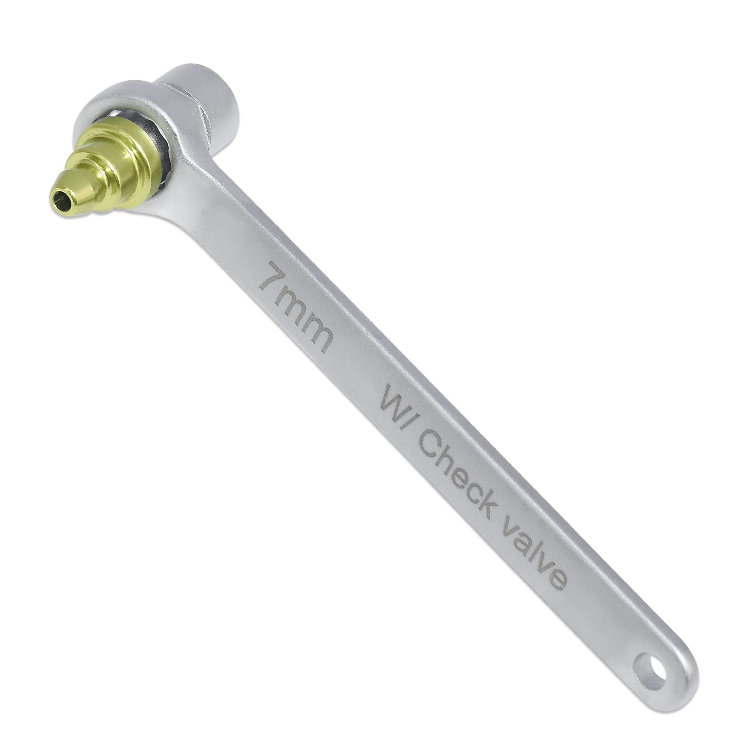 Ryosho FIRSTINFO TOOLS Brake Bleeder Wrench Socket/Wrench Integrated with One-Way Valve 7-12mm (7mm)
Ryosho FIRSTINFO TOOLS Brake Bleeder Wrench Socket/Wrench Integrated with One-Way Valve 7-12mm (7mm)