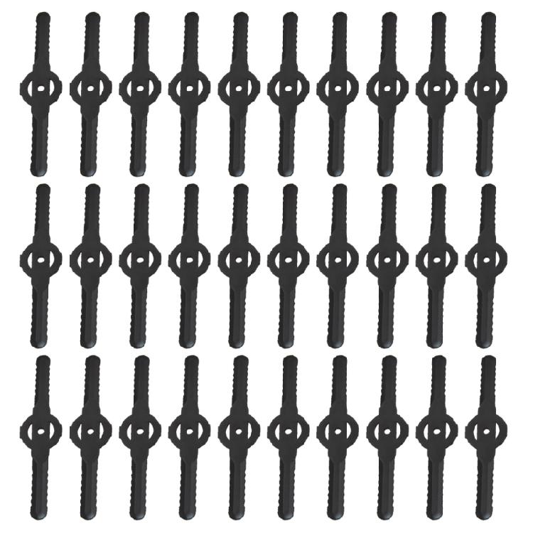 30Pieces Lawn Mower Blades Accessories Easy To Installs Plastic Blades Replacement For Cordless Grass Trimming чорний
30Pieces Lawn Mower Blades Accessories Easy To Installs Plastic Blades Replacement For Cordless Grass Trimming чорний