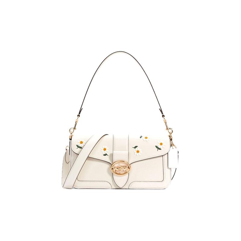 COACH Georgie 27 Daisy Flower Embroidery Leather Bacchus Bag Underarm Bag Shoulder Crossbody Handbag Medium Women s White білий
COACH Georgie 27 Daisy Flower Embroidery Leather Bacchus Bag Underarm Bag Shoulder Crossbody Handbag Medium Women s White білий