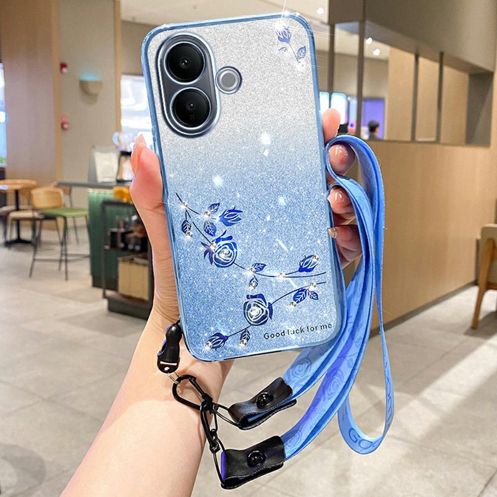 KADEM For vivo V60 Lite 4G/5G Case Flower Pattern TPU Gradient Phone Cover with Lanyards
KADEM For vivo V60 Lite 4G/5G Case Flower Pattern TPU Gradient Phone Cover with Lanyards