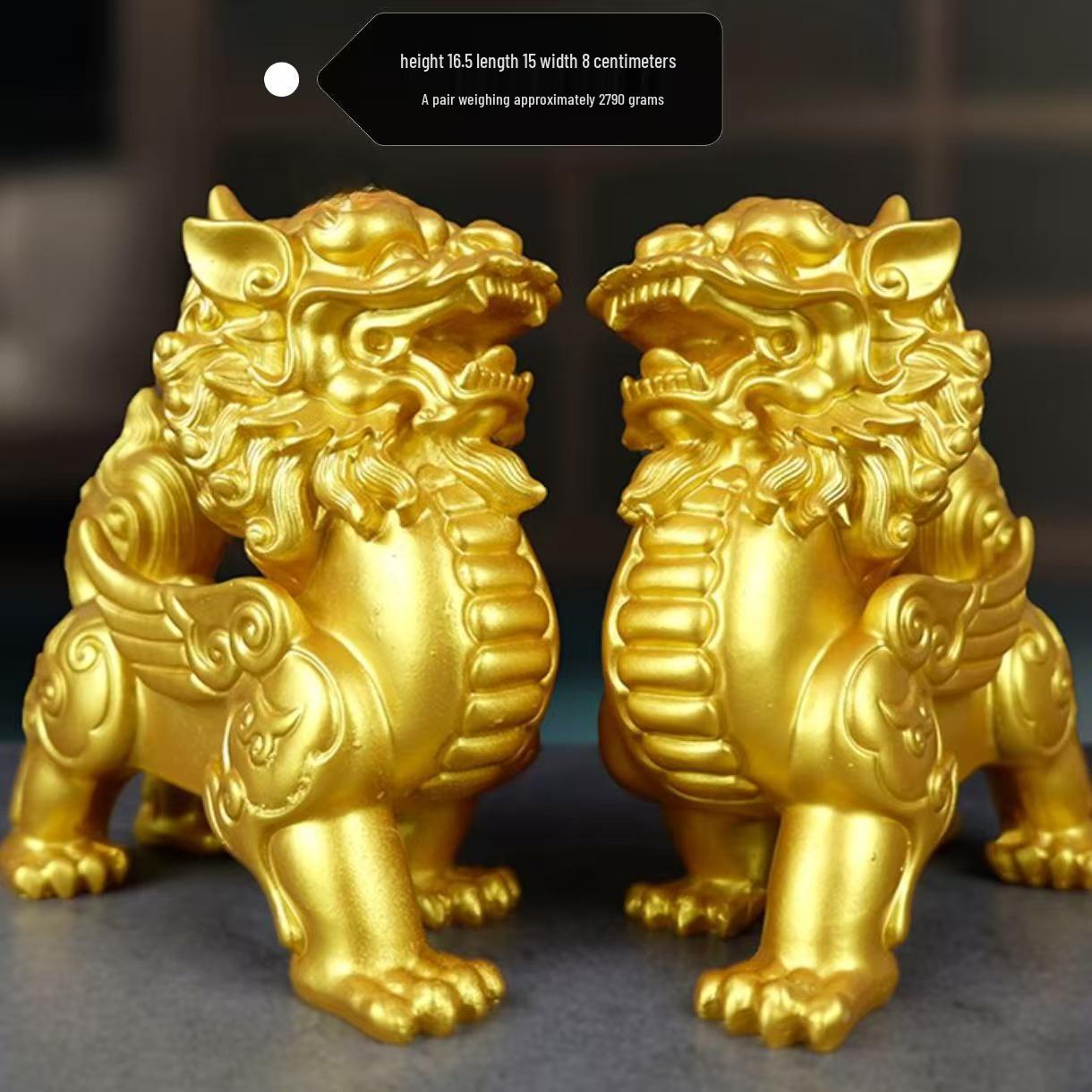 De Yuan Ju Copper-Zinc Alloy Pixiu Ornament for Living Room or Shop Decoration Gift
De Yuan Ju Copper-Zinc Alloy Pixiu Ornament for Living Room or Shop Decoration Gift