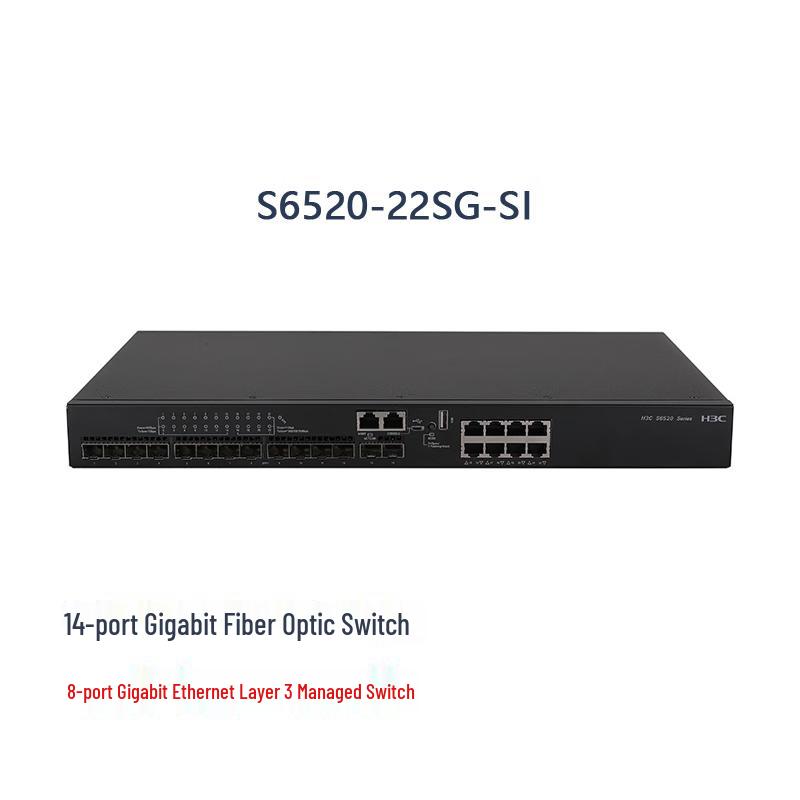 H3C S6520-22SG-SI Enterprise 10 Gigabit Layer 3 Managed Network Switch
H3C S6520-22SG-SI Enterprise 10 Gigabit Layer 3 Managed Network Switch