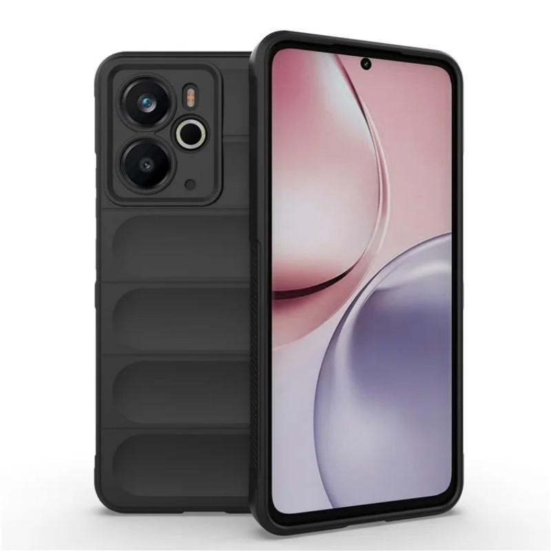 For Realme 14 5G TPU Case WANLONFENG HD Series Anti Slip Phone Cover with Tempered Glass Black
For Realme 14 5G TPU Case WANLONFENG HD Series Anti Slip Phone Cover with Tempered Glass Black