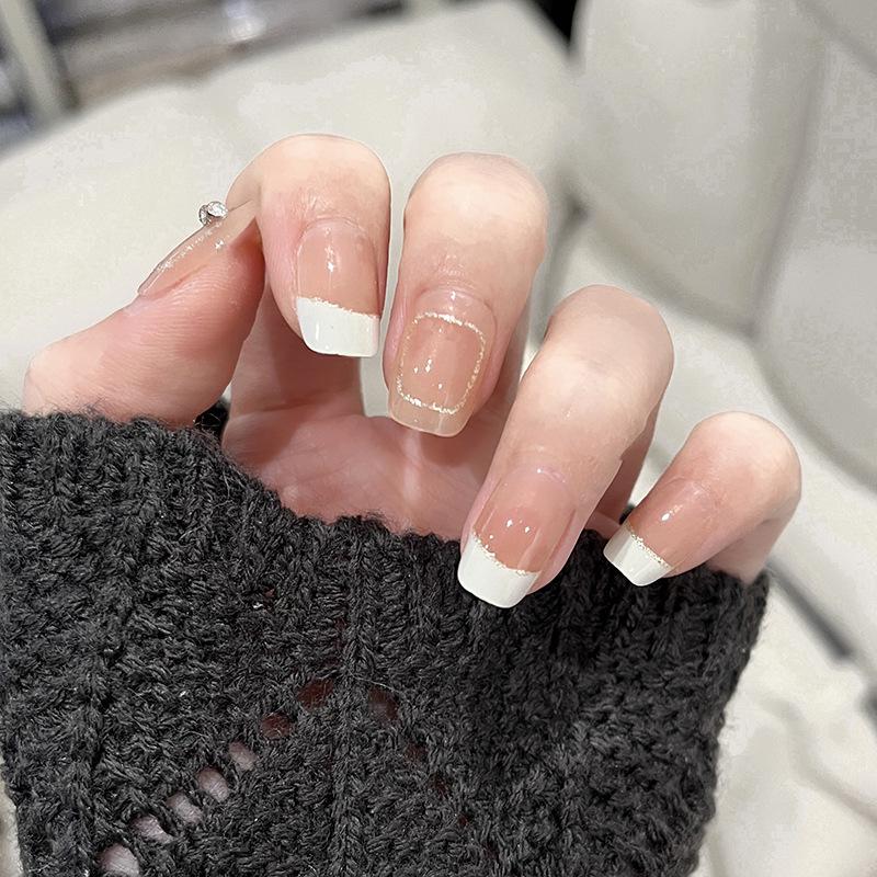 Xiaohongshu Bestseller: Glitter Rhinestone French Press-on Nails - Sweet, Cool, Spicy Girl Handmade False Nail Tips UV Gel Included
Xiaohongshu Bestseller: Glitter Rhinestone French Press-on Nails - Sweet, Cool, Spicy Girl Handmade False Nail Tips UV Gel Included