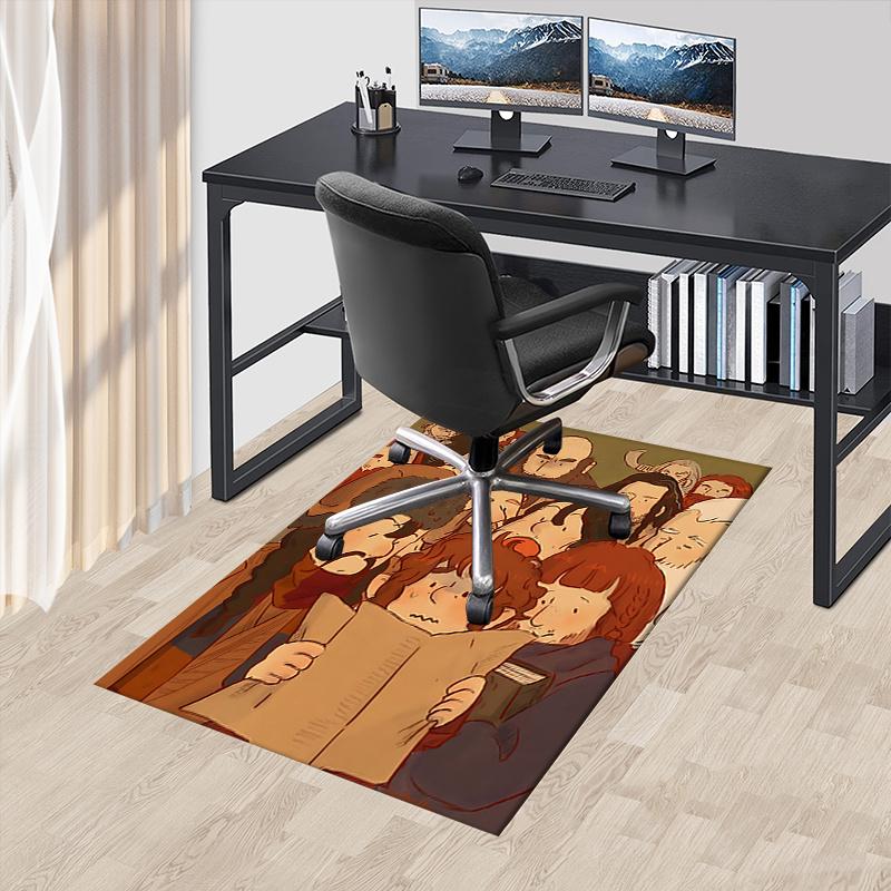 Viking and Lord of the Rings Polyester Office Carpet Chair Mats, Home Decor Dormitory Floor Protector with Anti-Skid Backing, Large Area Cov 60cm by 90cm
Viking and Lord of the Rings Polyester Office Carpet Chair Mats, Home Decor Dormitory Floor Protector with Anti-Skid Backing, Large Area Cov 60cm by 90cm