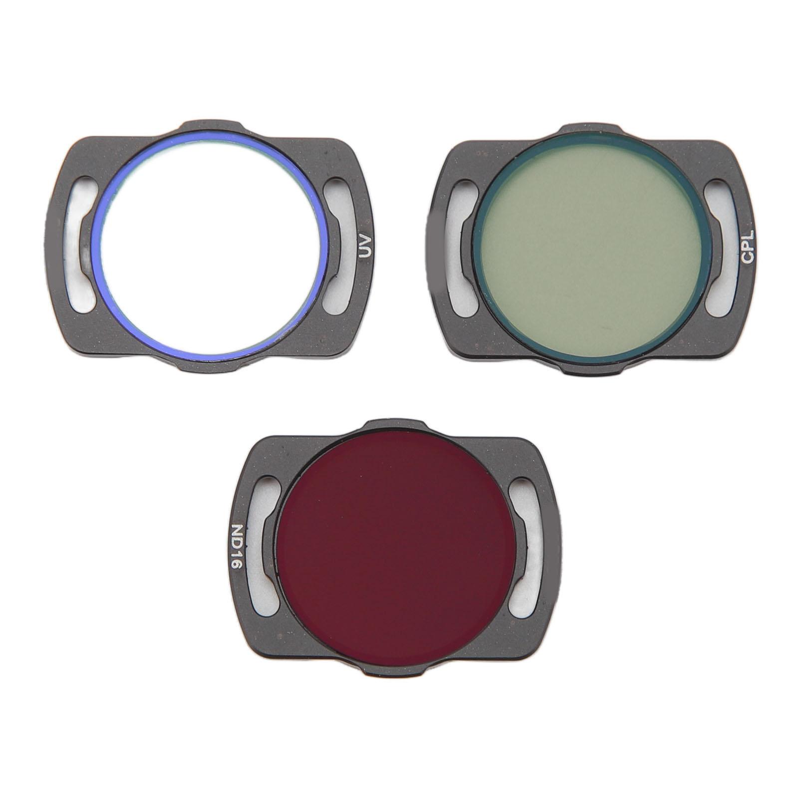 Комплект из 3 штук фильтров для дрона UV CPL ND16 Рамка из алюминиевого сплава Оптическое стекло ACG Линза-фильтр для дрона для дрона Avata O3 Air Unit
Комплект из 3 штук фильтров для дрона UV CPL ND16 Рамка из алюминиевого сплава Оптическое стекло ACG Линза-фильтр для дрона для дрона Avata O3 Air Unit