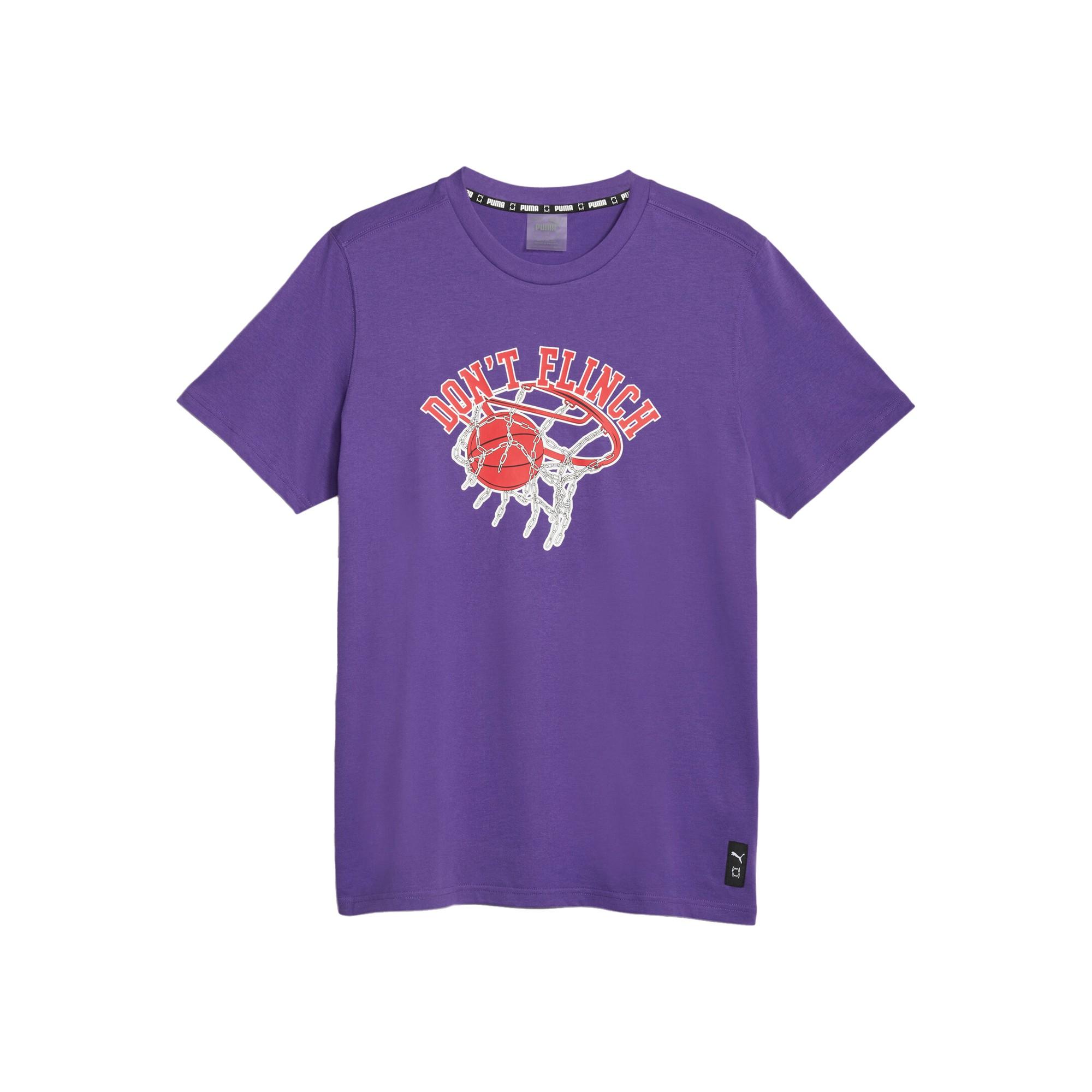 Puma Синяя футболка с принтом букв Q3 для баскетбола, мужская, с коротким рукавом, топы, фиолетовая 622091-01 M
Puma Синяя футболка с принтом букв Q3 для баскетбола, мужская, с коротким рукавом, топы, фиолетовая 622091-01 M