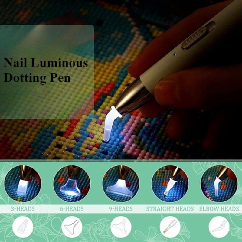 1set Nail Art Illuminated Spotting Pen, Suitable for Nail Art, Embroidery Electric Drill Tool Set USB Rechargeable Illuminated Spotting Pen
1set Nail Art Illuminated Spotting Pen, Suitable for Nail Art, Embroidery Electric Drill Tool Set USB Rechargeable Illuminated Spotting Pen