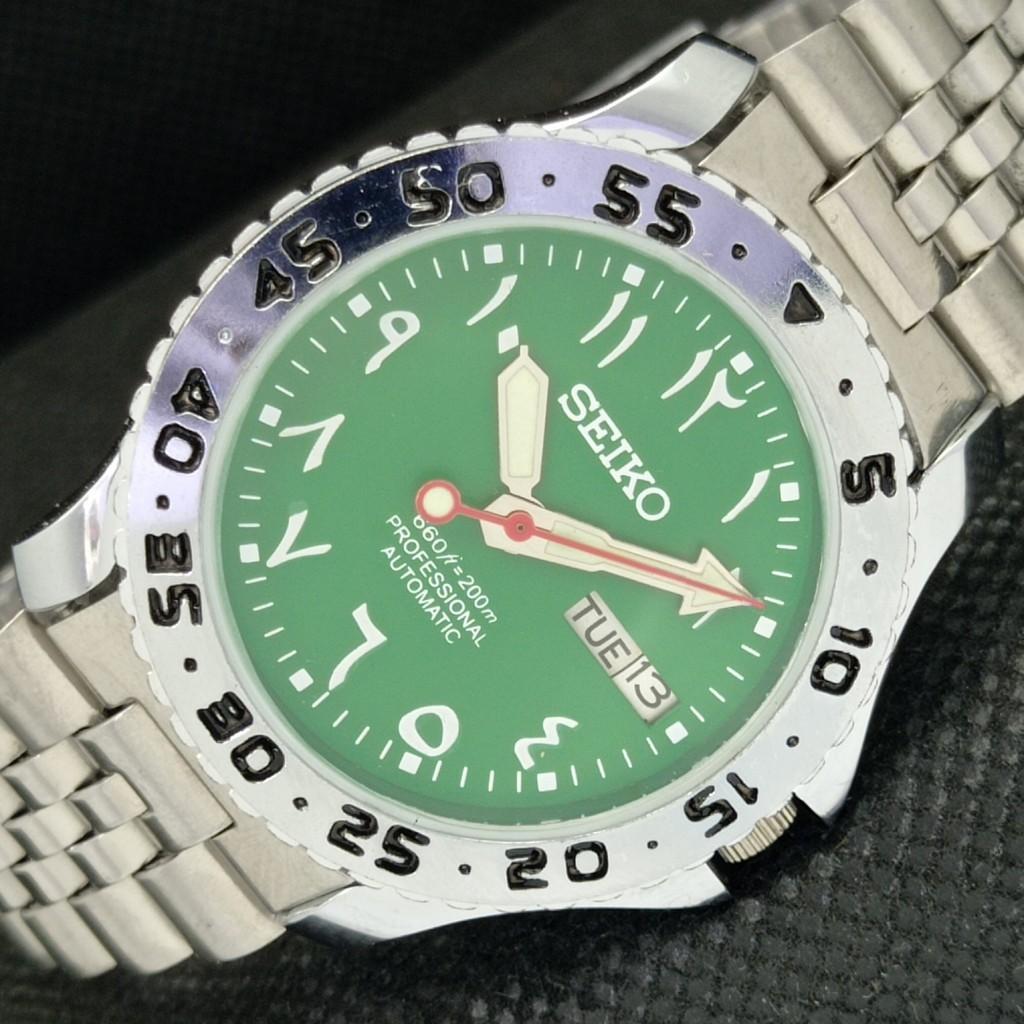 ВОССТАНОВЛЕННЫЕ ВИНТАЖНЫЕ МУЖСКИЕ ЧАСЫ SEIKO 5 AUTO JAPAN ARABIC GREEN 587c-a308880-9 SKU587c-a308880
ВОССТАНОВЛЕННЫЕ ВИНТАЖНЫЕ МУЖСКИЕ ЧАСЫ SEIKO 5 AUTO JAPAN ARABIC GREEN 587c-a308880-9 SKU587c-a308880