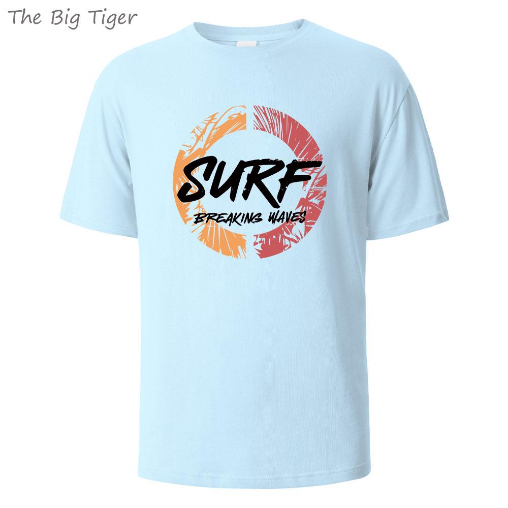 Surf Summer Printing Classic Cotton Tee Simple Round Neck Design Breathable Fabric Unisex Short Sleeve Top Men TShirt L
Surf Summer Printing Classic Cotton Tee Simple Round Neck Design Breathable Fabric Unisex Short Sleeve Top Men TShirt L