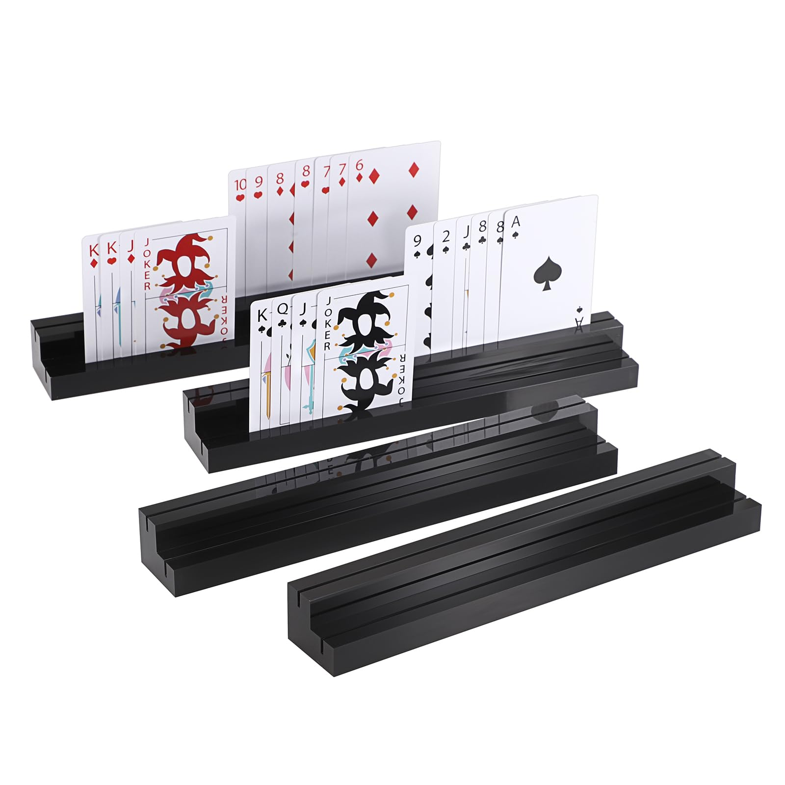 Sumnacon Card Trading Card Card Game Card Board Clear Playing Card Acrylic Card Holders with Double Card Set of 4 Stair-Style Stands, Stands, Stands,
Sumnacon Card Trading Card Card Game Card Board Clear Playing Card Acrylic Card Holders with Double Card Set of 4 Stair-Style Stands, Stands, Stands,