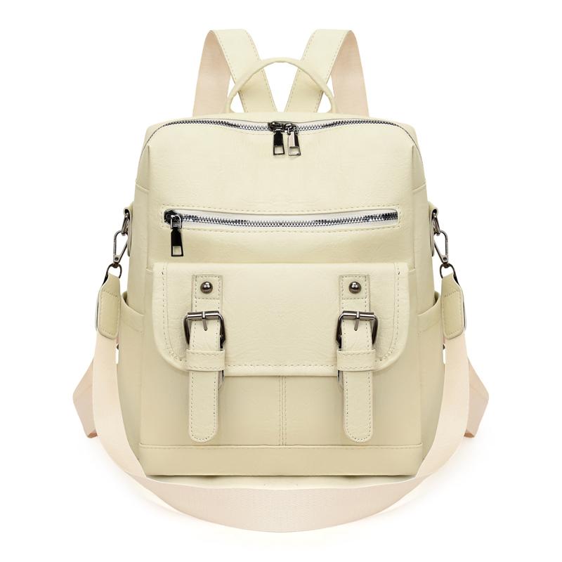 Women s Retro PU Backpack Large Capacity Multi-function Shoulder Bag бежевий
Women s Retro PU Backpack Large Capacity Multi-function Shoulder Bag бежевий