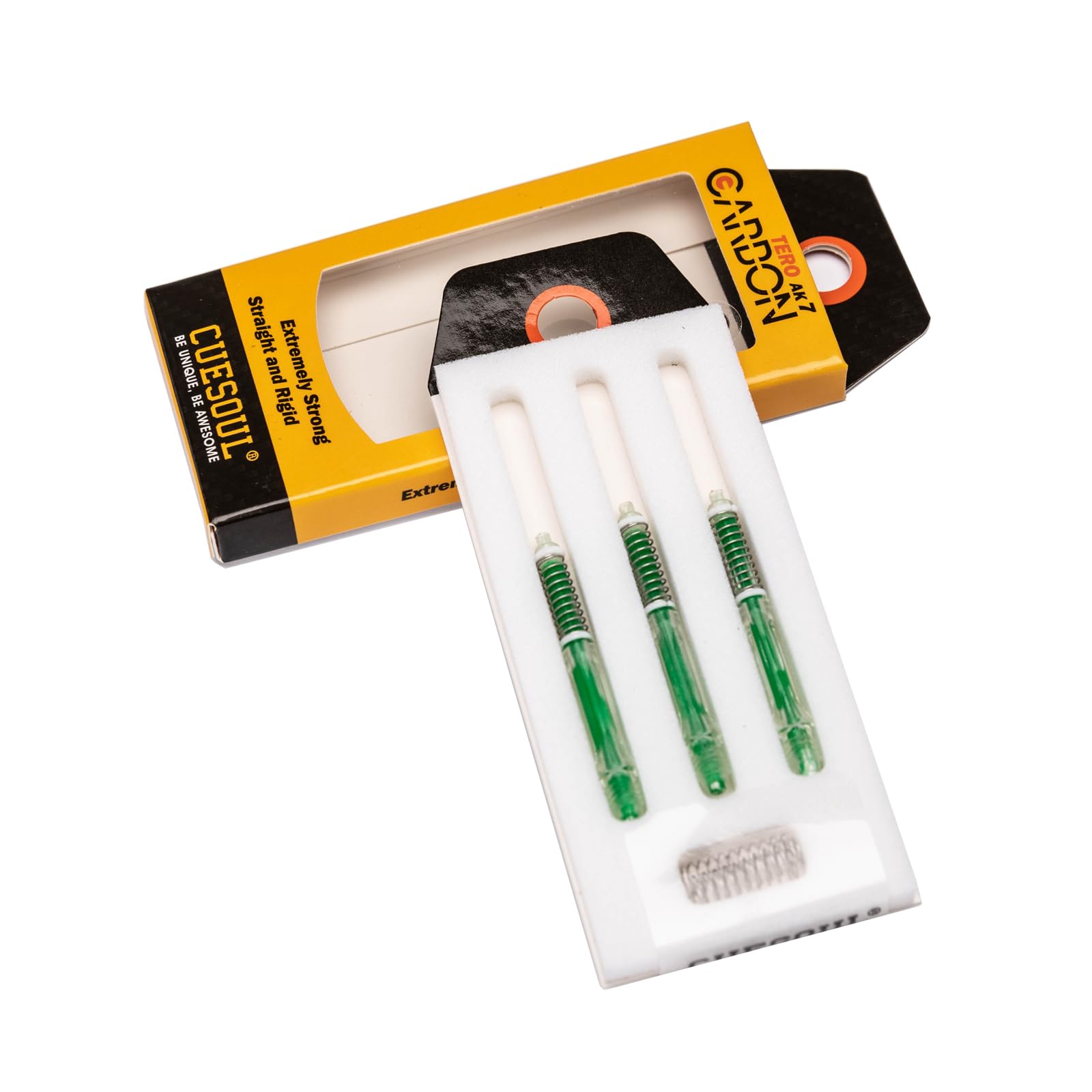 CUESOUL TERO System AK7 Carbon Dart Shaft with Slim Set of 3 A/B/C/D/E/F/G/H Built-in Telescopic, Shaft, (CS-AK7+6TXC36)
CUESOUL TERO System AK7 Carbon Dart Shaft with Slim Set of 3 A/B/C/D/E/F/G/H Built-in Telescopic, Shaft, (CS-AK7+6TXC36)