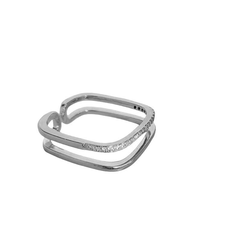 Female Coldness Style Simple and Versatile Double Layered Ring срібний
Female Coldness Style Simple and Versatile Double Layered Ring срібний