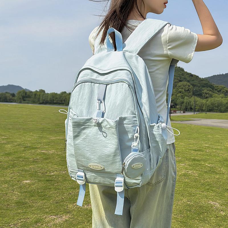Women s Large Capacity Backpack Student Schoolbag Travel Backpack with Coin Purse рожевий
Women s Large Capacity Backpack Student Schoolbag Travel Backpack with Coin Purse рожевий