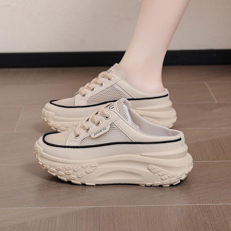 Women s shoes high-end pregnant women baotou half drag summer 2025 hollow breathable mesh sports shoes platform outer wear shoes 40 хаки
Women s shoes high-end pregnant women baotou half drag summer 2025 hollow breathable mesh sports shoes platform outer wear shoes 40 хаки