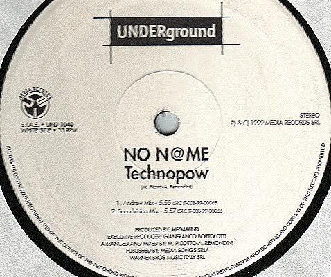 12-дюймовая пластинка NO N@ME - Technopow UND1040 Underground 1999 Италия Танцевальная и Электронная Б/У
12-дюймовая пластинка NO N@ME - Technopow UND1040 Underground 1999 Италия Танцевальная и Электронная Б/У