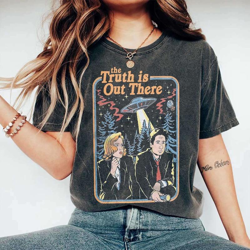 My XFiles Tshirt The Truth Is There Tshirt Unisexs and Womens Fashionable Summer Loose New Casual Tshirt 3XL
My XFiles Tshirt The Truth Is There Tshirt Unisexs and Womens Fashionable Summer Loose New Casual Tshirt 3XL
