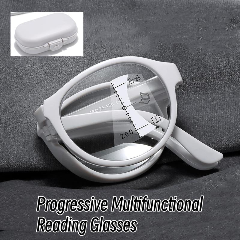 Fashion Portable Collapsible Reading Glasses with Case Men Women Multifocal Presbyopia Eyeglasses Vintage Round Frame Eyewear +1.0~+4.0
Fashion Portable Collapsible Reading Glasses with Case Men Women Multifocal Presbyopia Eyeglasses Vintage Round Frame Eyewear +1.0~+4.0