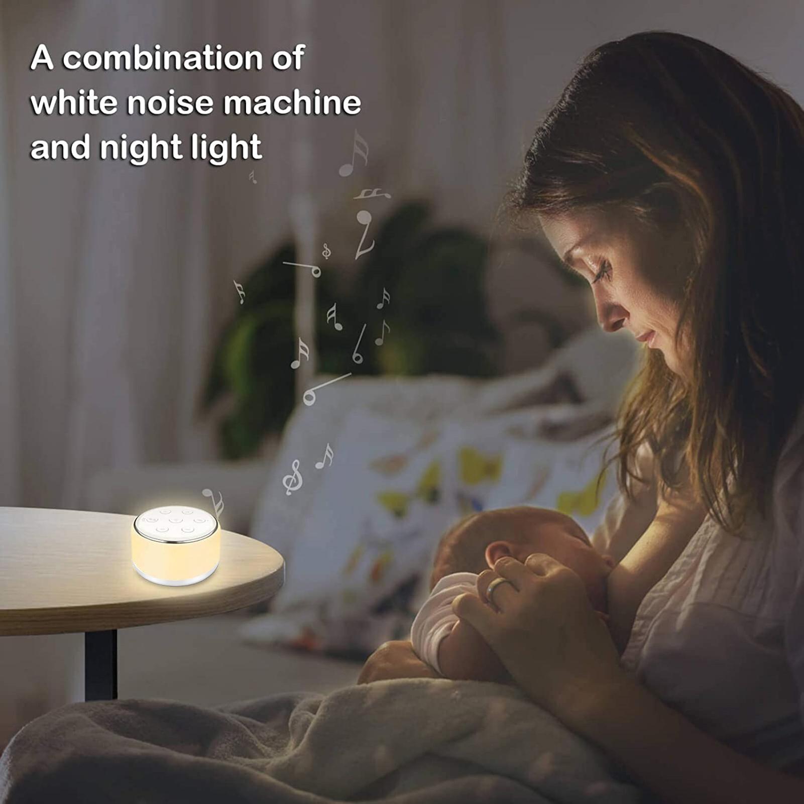 Desktop White Noise Machine Sleep Sound Machine for Baby Sleep 7 Colors Night Lights 34 Soothing Sounds 30min 60min 90min Timer
Desktop White Noise Machine Sleep Sound Machine for Baby Sleep 7 Colors Night Lights 34 Soothing Sounds 30min 60min 90min Timer
