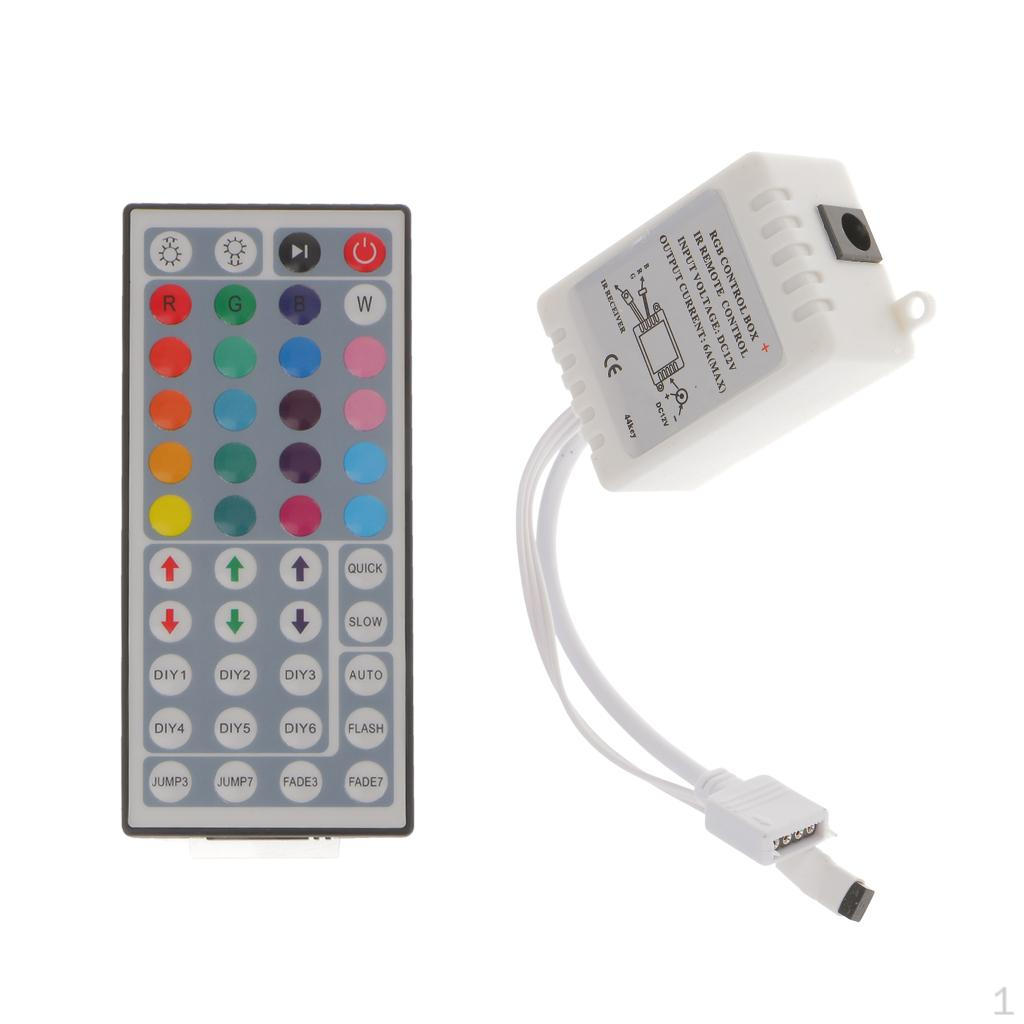 LED 44 Key RGB Controller IR Remote Control For 3528 5050
LED 44 Key RGB Controller IR Remote Control For 3528 5050