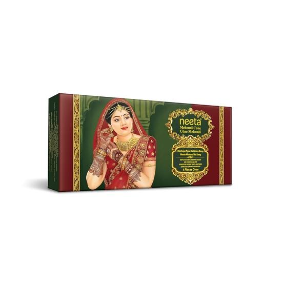 Конусы хны Neeta для рук 4 шт. в 1 коробке (Пакет из 7) Свадебные конусы менди Натуральный конус менди для свадьбы, дизайна рук, красновато-коричневый цвет
Конусы хны Neeta для рук 4 шт. в 1 коробке (Пакет из 7) Свадебные конусы менди Натуральный конус менди для свадьбы, дизайна рук, красновато-коричневый цвет