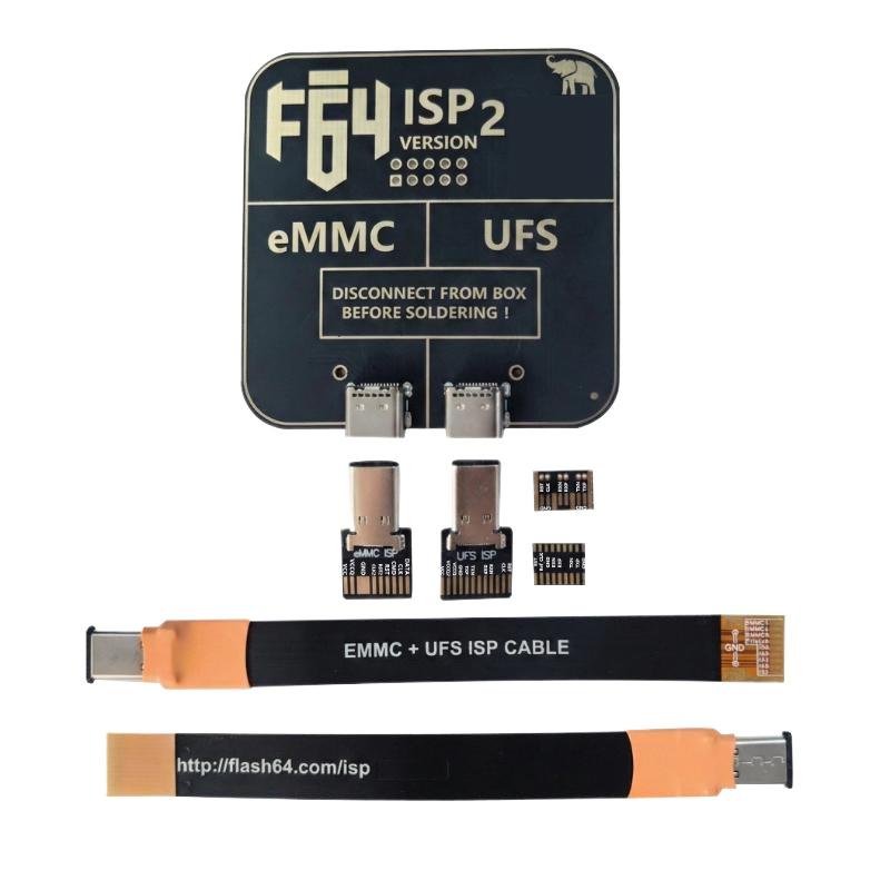 Flash 64 Ultra F64 Box UFS & EMMC ISP V2 Adapter For Electronics Repair And Maintenance Tools
Flash 64 Ultra F64 Box UFS & EMMC ISP V2 Adapter For Electronics Repair And Maintenance Tools