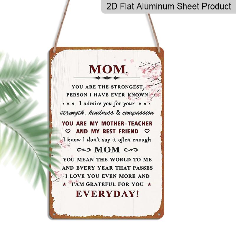 2D Flat, 1pc Mom You Mean The World To Me Aluminium Sign - 8 x12 Rustic Cherry Blossom Decor, Inspirational Mother s Day Wall Art, Perfect for Mom 20*30cm
2D Flat, 1pc Mom You Mean The World To Me Aluminium Sign - 8 x12 Rustic Cherry Blossom Decor, Inspirational Mother s Day Wall Art, Perfect for Mom 20*30cm