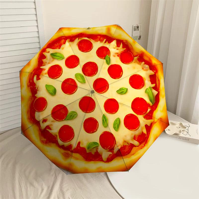 1PC pizza pepperoni Automatic Open/Close Umbrella with Windproof, 8-Rib Sturdy Canopy, Durable Ribs, Fashionable Design1337A
1PC pizza pepperoni Automatic Open/Close Umbrella with Windproof, 8-Rib Sturdy Canopy, Durable Ribs, Fashionable Design1337A