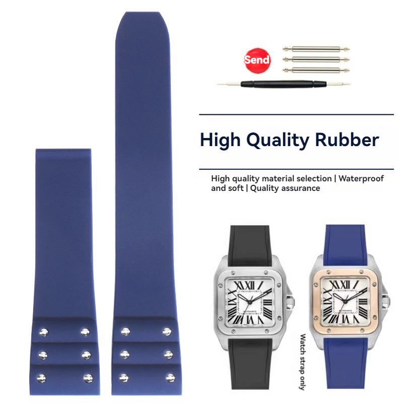 Высококачественный резиновый ремешок для часов Cartier Santos, ремешок для Santos 100 Series, черный, синий, водонепроницаемый браслет, ремень с раскладывающейся застежкой, 21 мм 21mm-width
Высококачественный резиновый ремешок для часов Cartier Santos, ремешок для Santos 100 Series, черный, синий, водонепроницаемый браслет, ремень с раскладывающейся застежкой, 21 мм 21mm-width