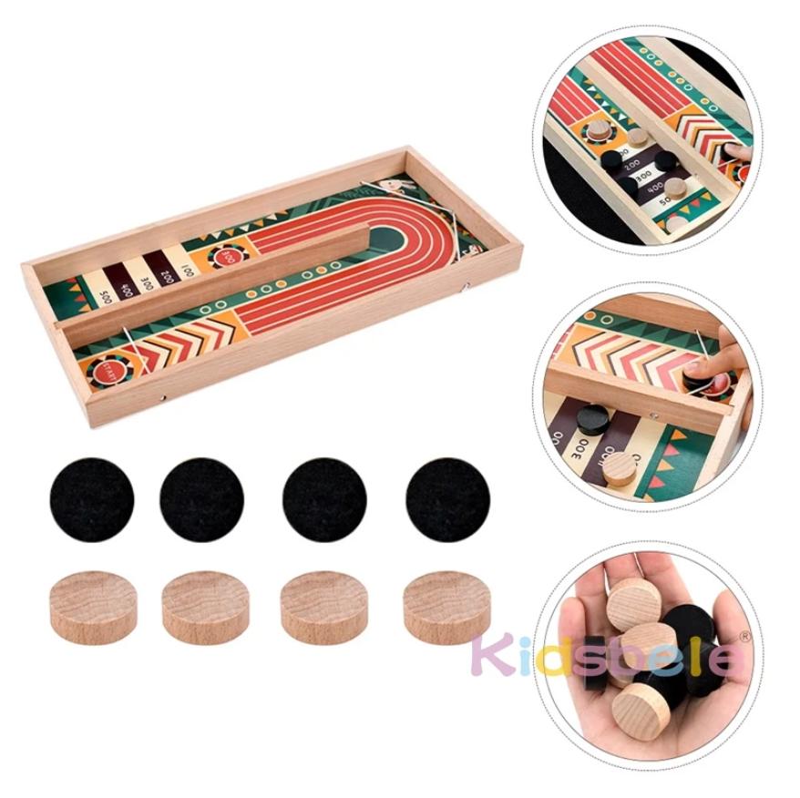 Wooden Board Game Set Plaything Disc Battle Table Game Winner Curling Game Ideal For Adult Family Entertainment Interactive Chess Toys
Wooden Board Game Set Plaything Disc Battle Table Game Winner Curling Game Ideal For Adult Family Entertainment Interactive Chess Toys