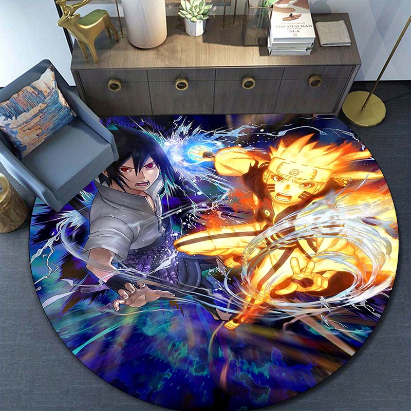 Various Styles of Round Uzumaki Naruto Pattern Rugs, Non-slip Rugs, Suitable for Bedrooms and Living Rooms, Indoor Use. 80cmx80cm
Various Styles of Round Uzumaki Naruto Pattern Rugs, Non-slip Rugs, Suitable for Bedrooms and Living Rooms, Indoor Use. 80cmx80cm