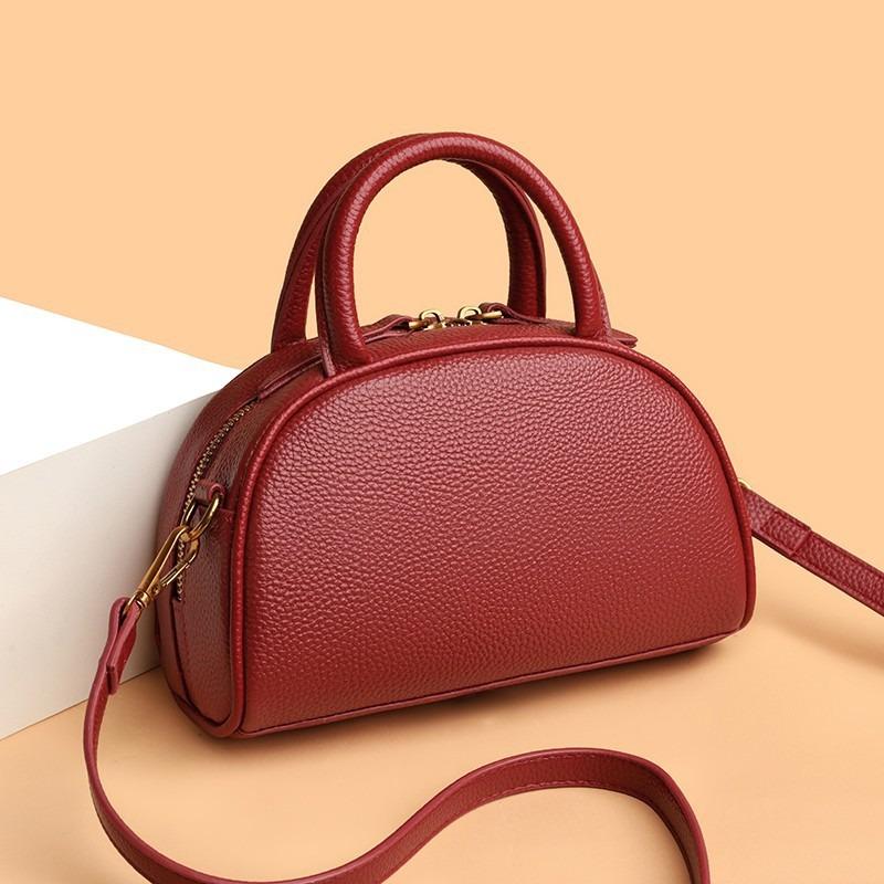 New soft leather textured messenger bag women s casual simple solid color hand shell bag fashionable first-layer cowhide shoulder bag бордовый
New soft leather textured messenger bag women s casual simple solid color hand shell bag fashionable first-layer cowhide shoulder bag бордовый