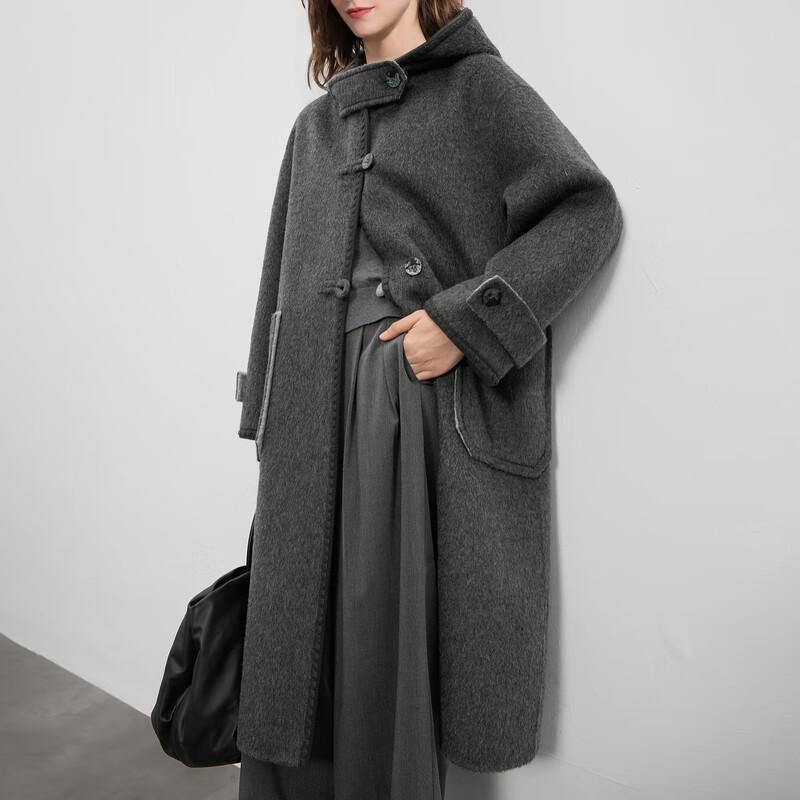 SANCITY 2025 Winter Two-Way Wear Hooded Long Double-Faced Wool Coat L
SANCITY 2025 Winter Two-Way Wear Hooded Long Double-Faced Wool Coat L