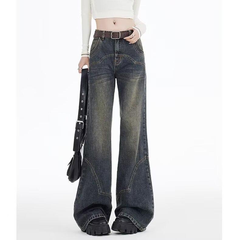 Retro High-Waist Slimming Micro Flare Wide Leg Jeans for Women 3XL: Height 155-165CM (75-83kg)
Retro High-Waist Slimming Micro Flare Wide Leg Jeans for Women 3XL: Height 155-165CM (75-83kg)