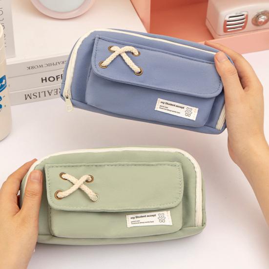 1 Set Pen Storage Bag with Zipper Large Capacity Wear Resistant Makeup Brush Pencil Pouch Stationery Organizer
1 Set Pen Storage Bag with Zipper Large Capacity Wear Resistant Makeup Brush Pencil Pouch Stationery Organizer