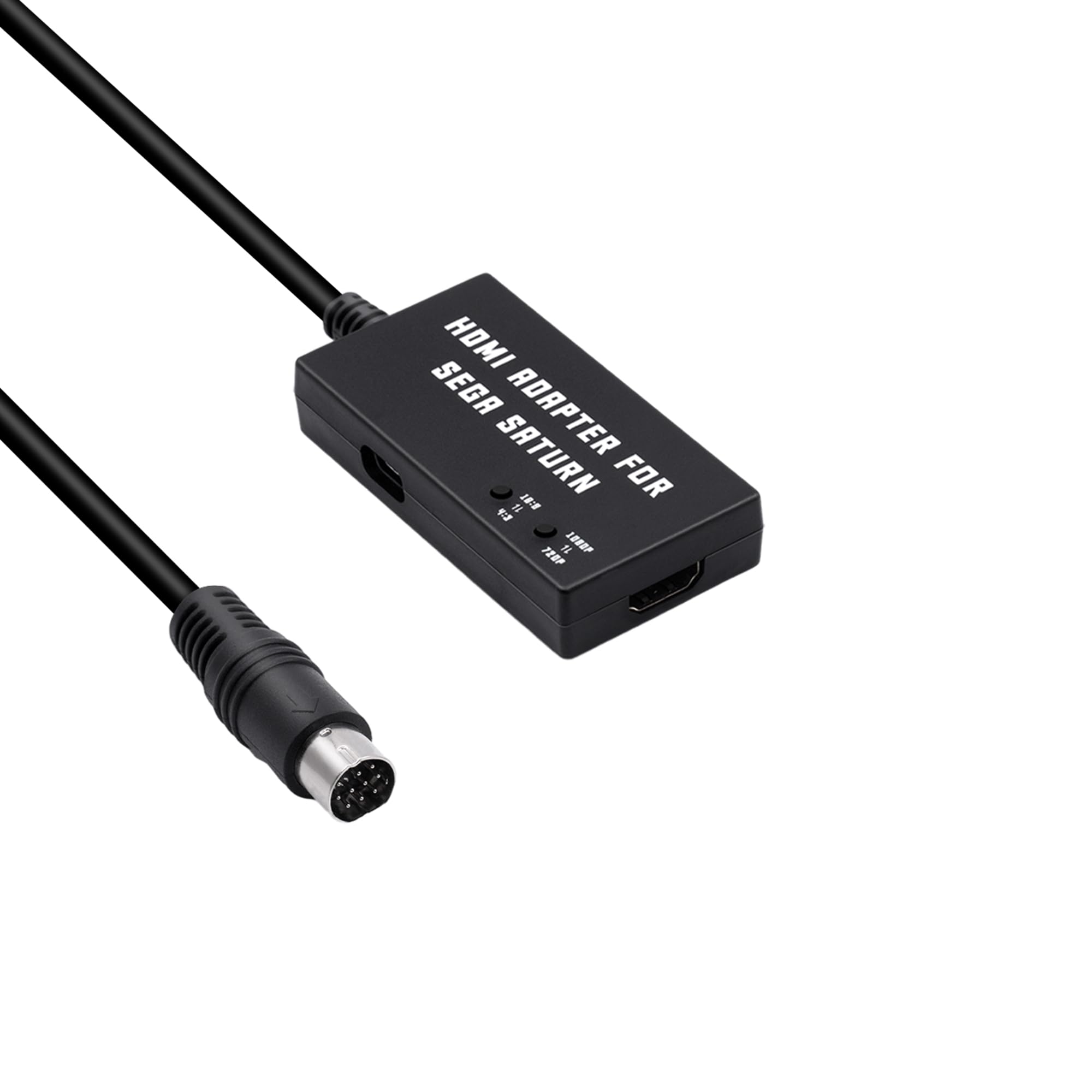 Mcbazel Sega Saturn HDTV to HDMI Converter with Aspect Ratio Converts from to Compatible with Sega Saturn Black Built-in Switch, 43 169, -
Mcbazel Sega Saturn HDTV to HDMI Converter with Aspect Ratio Converts from to Compatible with Sega Saturn Black Built-in Switch, 43 169, -