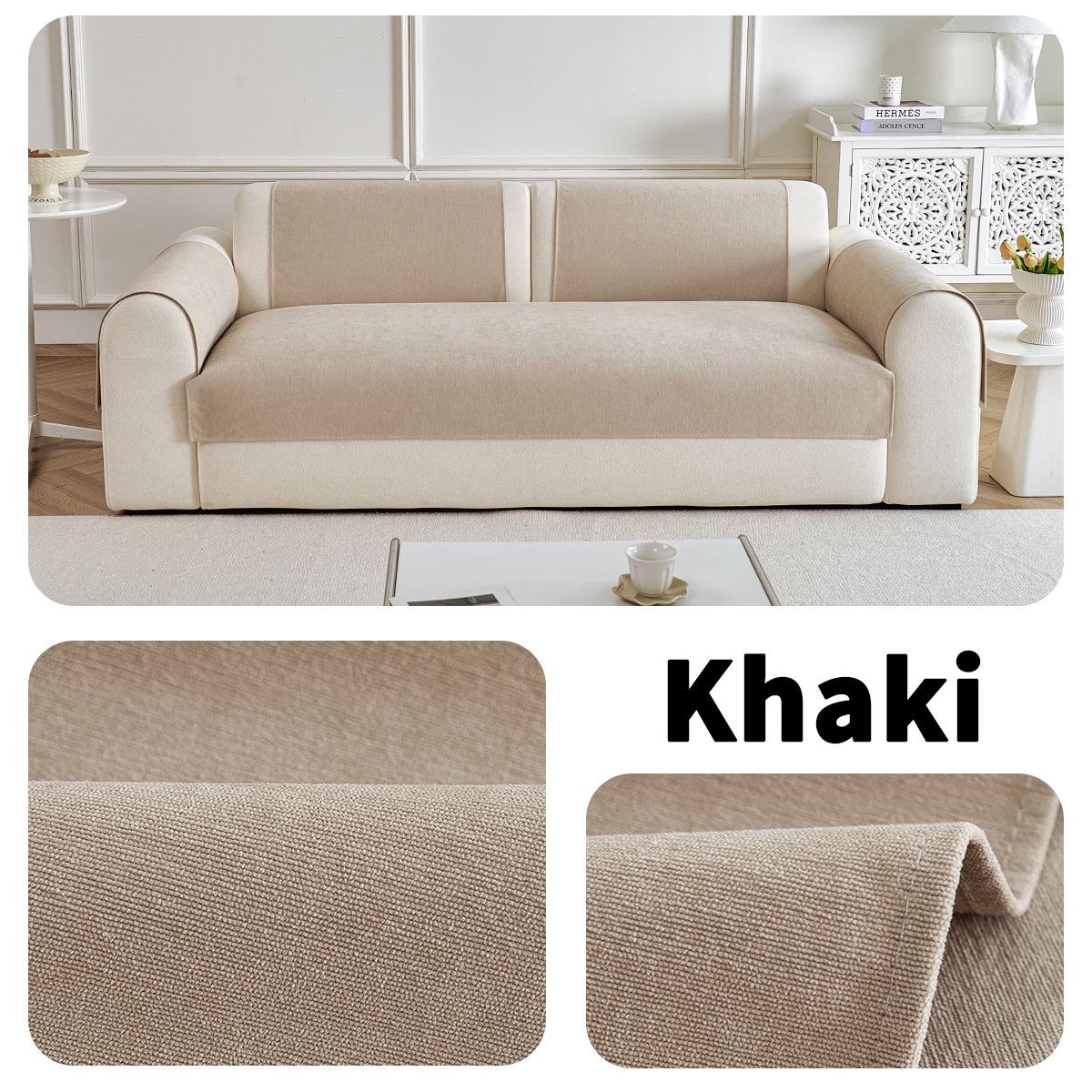 Chenille Sofa Cushion Non Slip Dustproof Durable Easy To Clean Pet Friendly Living Room Sofa Seat Pad 70*70cm хакі
Chenille Sofa Cushion Non Slip Dustproof Durable Easy To Clean Pet Friendly Living Room Sofa Seat Pad 70*70cm хакі