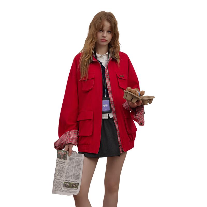 UNIFREE Color-Block Workwear Lapel Jacket L
UNIFREE Color-Block Workwear Lapel Jacket L