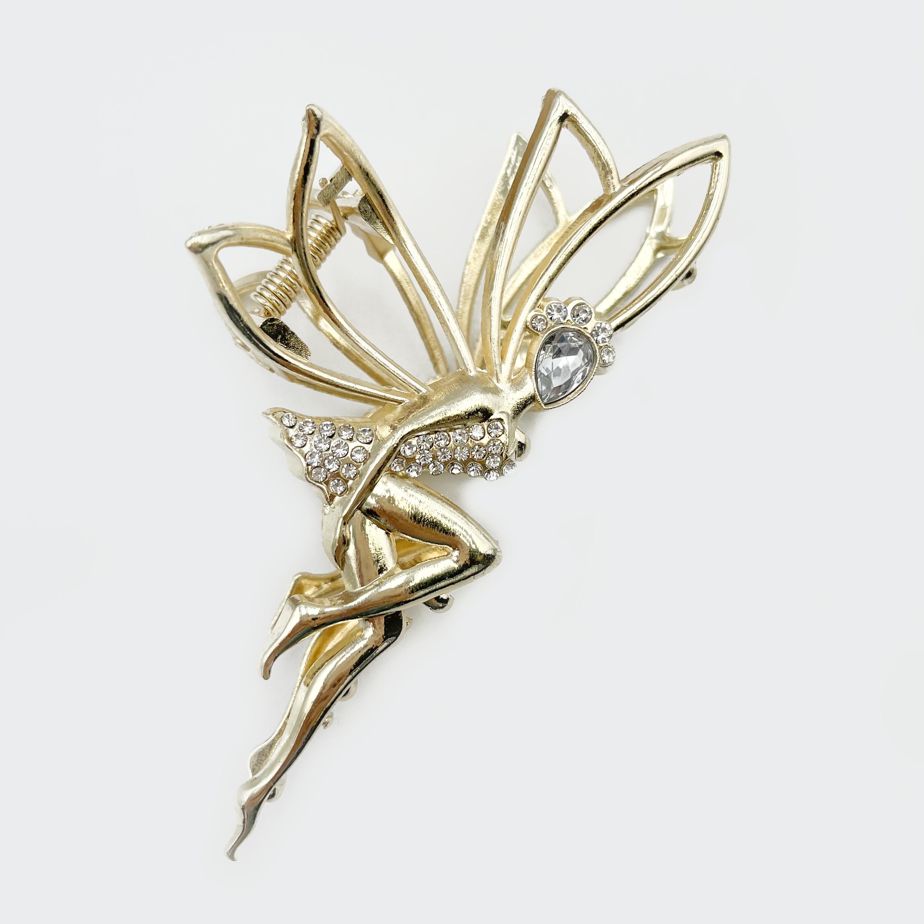 1pcs Fashion Crystal Dancing Girl Angel Wings Metal Hair Claws For Women Party Hair Ponytail Hair Claw Hair Accessories
1pcs Fashion Crystal Dancing Girl Angel Wings Metal Hair Claws For Women Party Hair Ponytail Hair Claw Hair Accessories