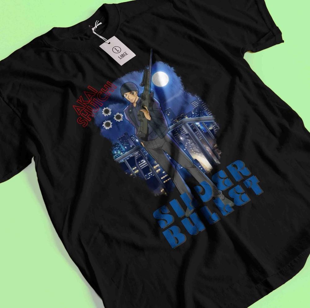 Detective Conan T-Shirt Akai Shirt Case Closed Vermouth Tee Gin Ran Black Tshirt M
Detective Conan T-Shirt Akai Shirt Case Closed Vermouth Tee Gin Ran Black Tshirt M