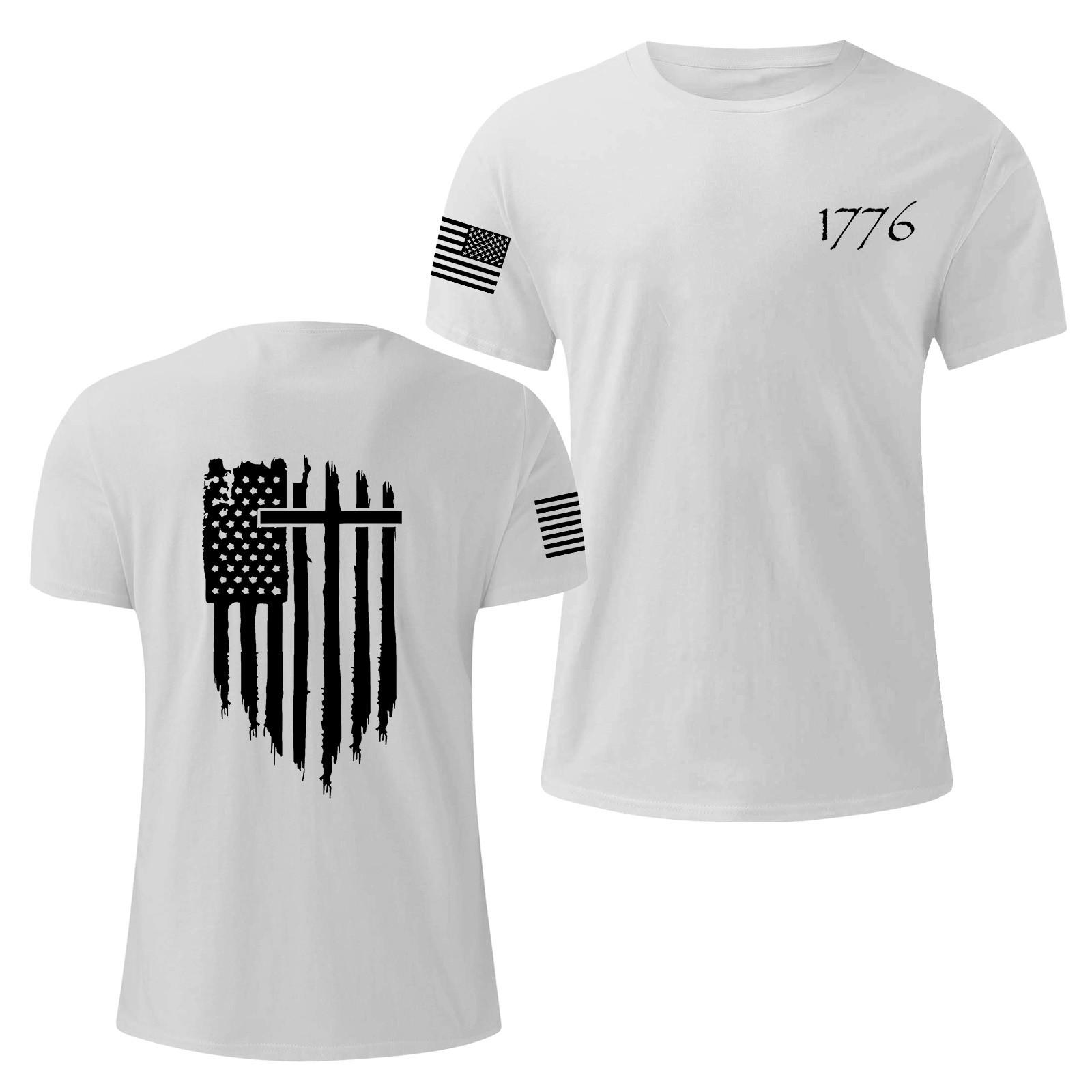 Мужская модная повседневная футболка с круглым вырезом и коротким рукавом с принтом «День независимости» XL белый
Мужская модная повседневная футболка с круглым вырезом и коротким рукавом с принтом «День независимости» XL белый