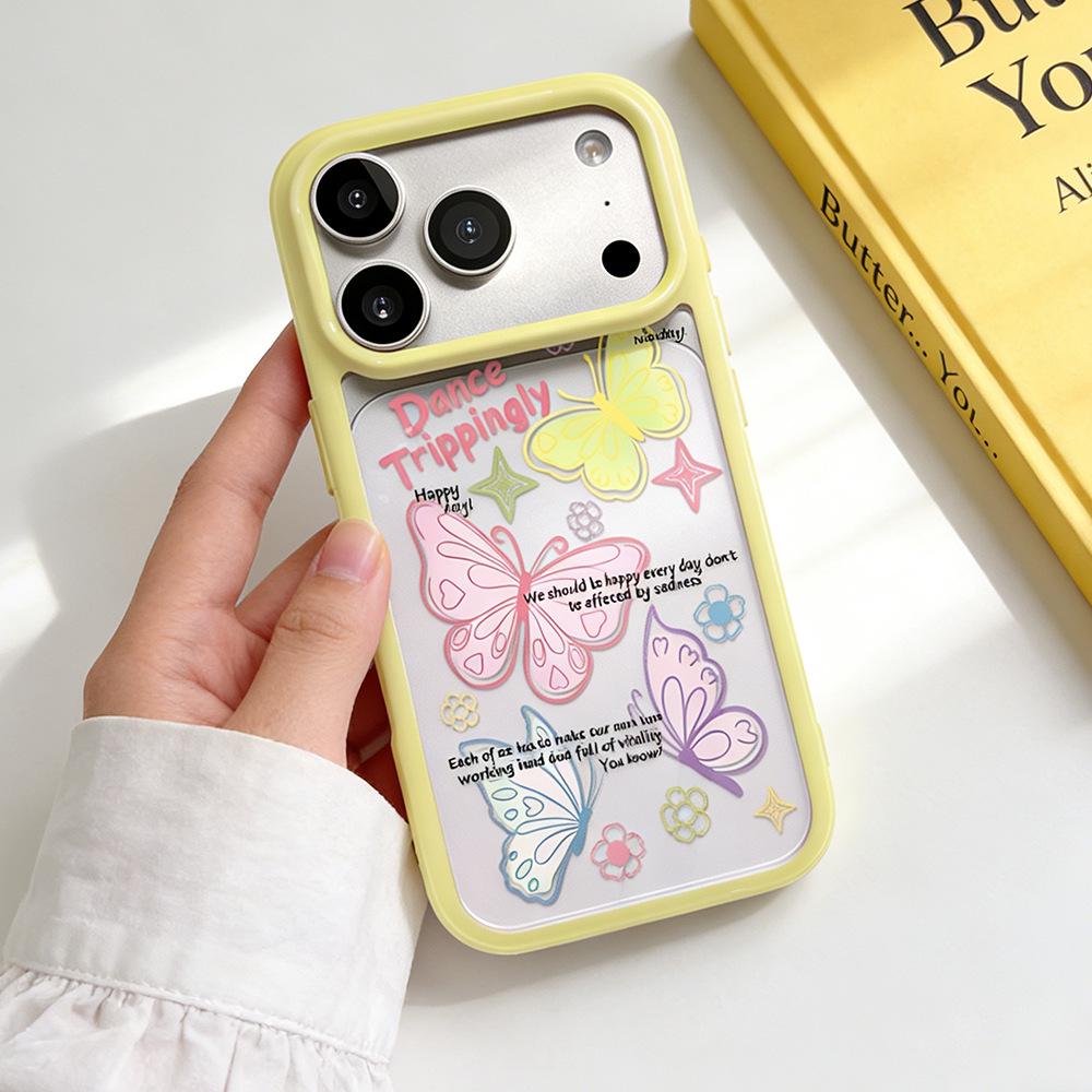 Seven-Color Butterfly Drop-Proof Phone Case for iPhone 13-17 Pro, Compatible with Apple 14-15, Transparent Protective Cover iPhone 16 E
Seven-Color Butterfly Drop-Proof Phone Case for iPhone 13-17 Pro, Compatible with Apple 14-15, Transparent Protective Cover iPhone 16 E