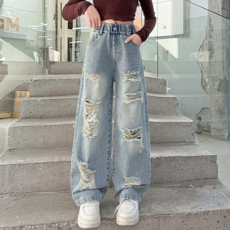 Cowgirl Ripped Jeans Hole Kids Girls Casual Style Destroyed Denim Pants Spring Autumn Child High Street Trousers Clothes 120cm синий
Cowgirl Ripped Jeans Hole Kids Girls Casual Style Destroyed Denim Pants Spring Autumn Child High Street Trousers Clothes 120cm синий