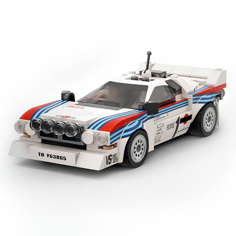 244PCS MOC Lancia Rally 037 Martini Racing - Winner Rallye Monte Carlo 1983 Building Blocks DIY Toy Brick New Year Holiday Gifts PDF Guide by Email
244PCS MOC Lancia Rally 037 Martini Racing - Winner Rallye Monte Carlo 1983 Building Blocks DIY Toy Brick New Year Holiday Gifts PDF Guide by Email
