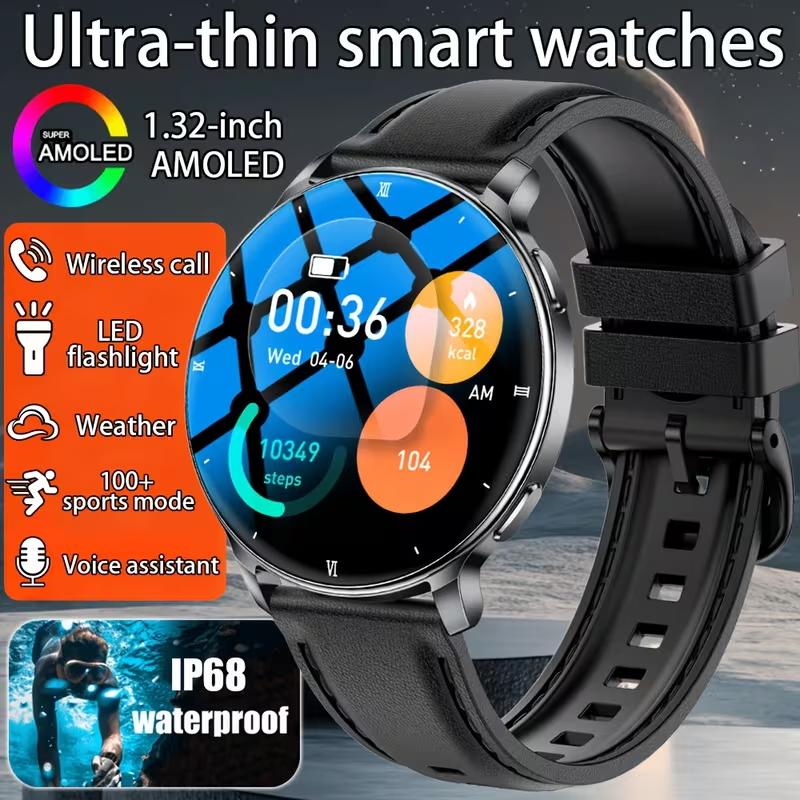New Smart Watch 1.32 Ultra-thin HD Screen Sport Fitness Bracelet Bluetooth Call health monitoring smartwatch neutral чорний
New Smart Watch 1.32 Ultra-thin HD Screen Sport Fitness Bracelet Bluetooth Call health monitoring smartwatch neutral чорний